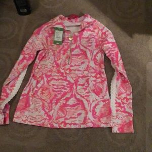 Lilly Pulitzer popover in coral reef NWT